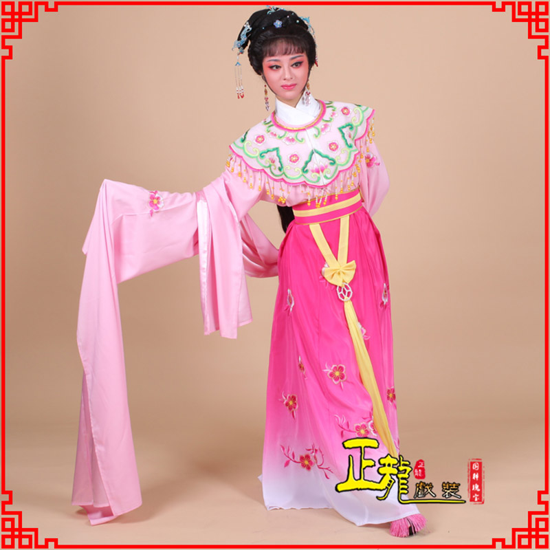 龙里水袖青衣练功花旦服 梅花古装衣