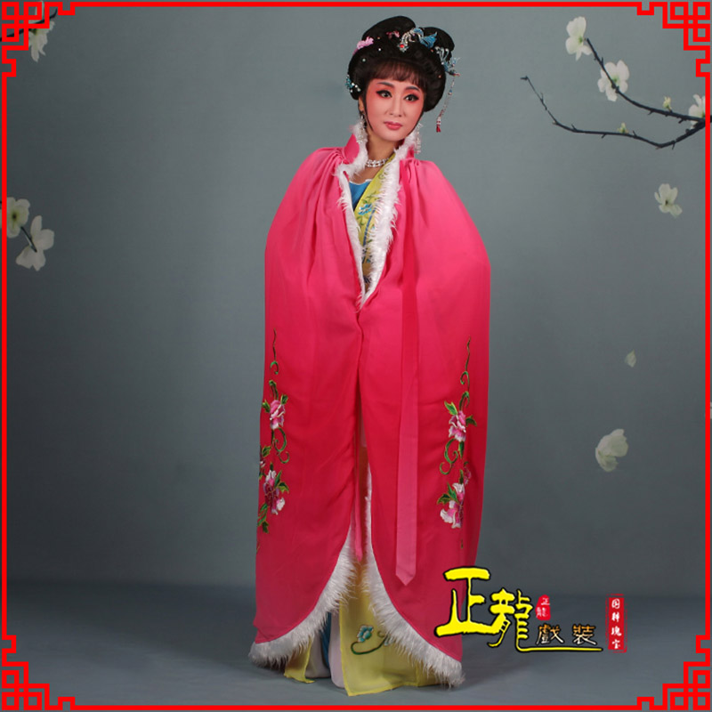 龙里小花旦绣花斗篷 花旦披风
